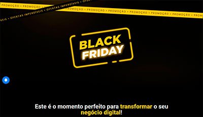 página Balck Friday Vou Empreender e Agora - redesign